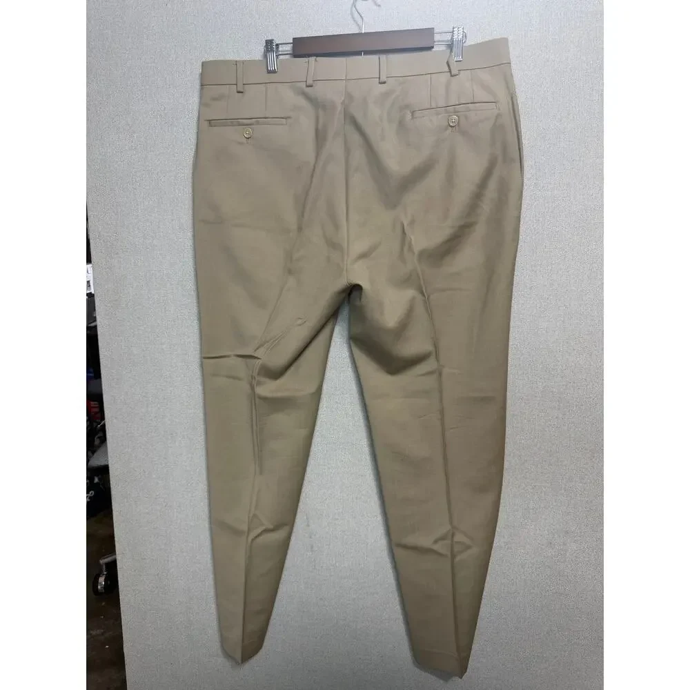 LAUREN RALPH LAUREN Men’s Dress Pants WOOL TOTAL COMFORT Size 38x32 flat‎ front